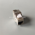 Conector trapezoidal perforado estilo STP CAT6 110